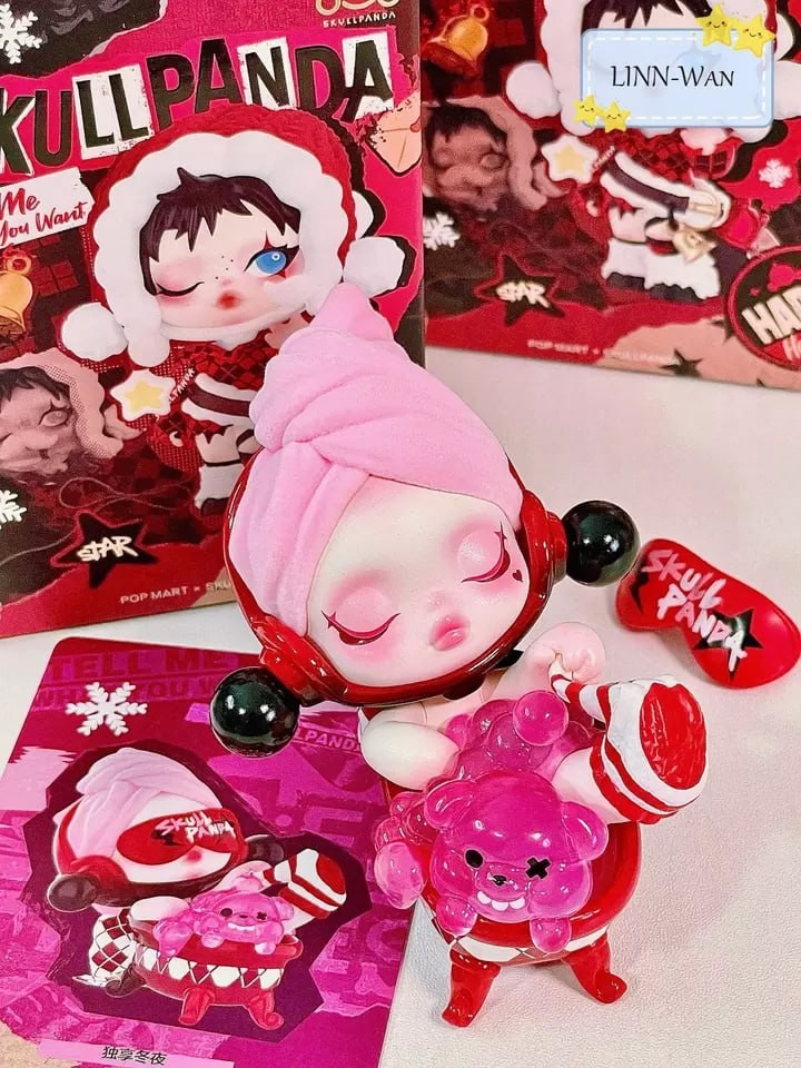POP MART SKULLPANDA Time To Wish Confirmed Christmas Figures Gift HOT-Home Alone
