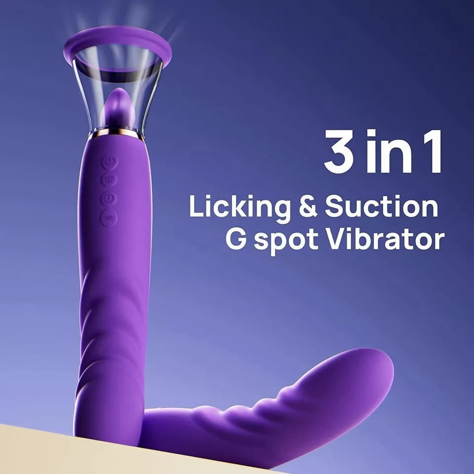 Clit-Nipple-Tongue-Licking-Sucking-G-Spot-Vibrator-Sex-Dildo-Massager-Toys-Women