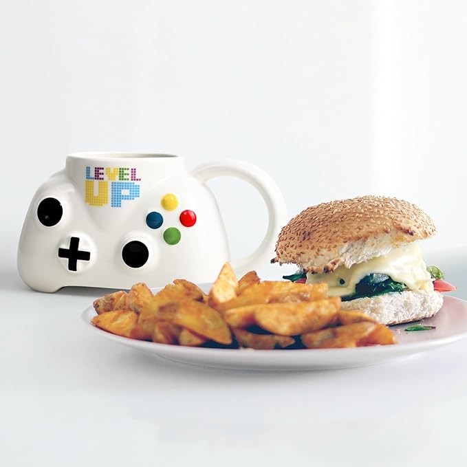 Cabtnca Gaming Mugs, Gamer Gifts, Gamer Mug, Gaming Gifts, Gamer Gifts for Men, Playstation Mug, Gameboy Coffee Mug, Novelty Mug for Gamer, Gameboy Cup, Gaming Coffee Cup, 13Oz