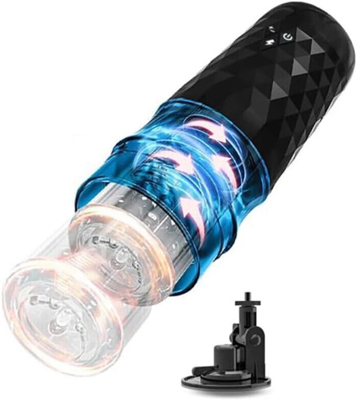 Male Masturbaters Automatic HandsFree Rotating Cup Thrusting Stroker Men Sex Toy