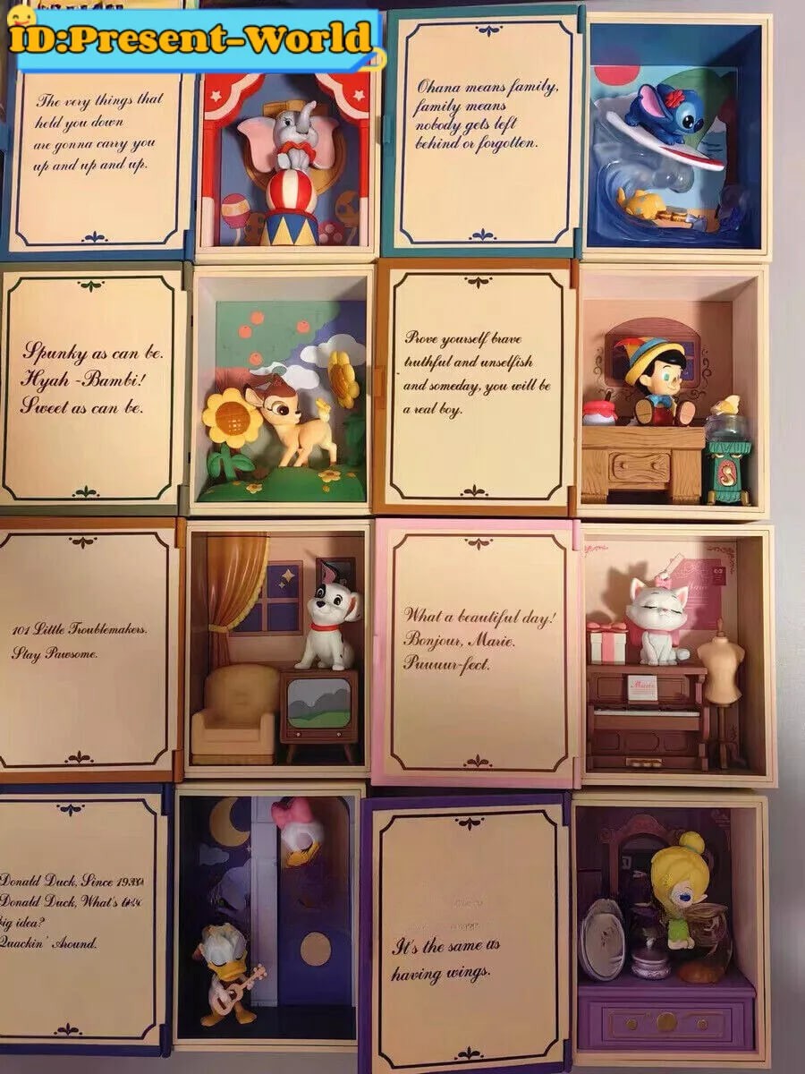 NEW POP MART Disney Classic Fairy Tales Series Confirmed Blind Box Figure Gifts