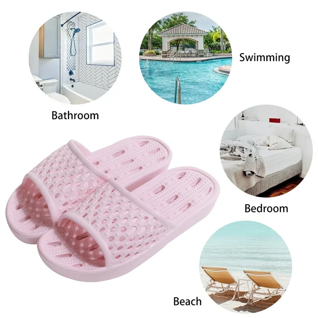Shower Sandals Women Quick Drying Bath Slippers Non Slip Dorm Shoes